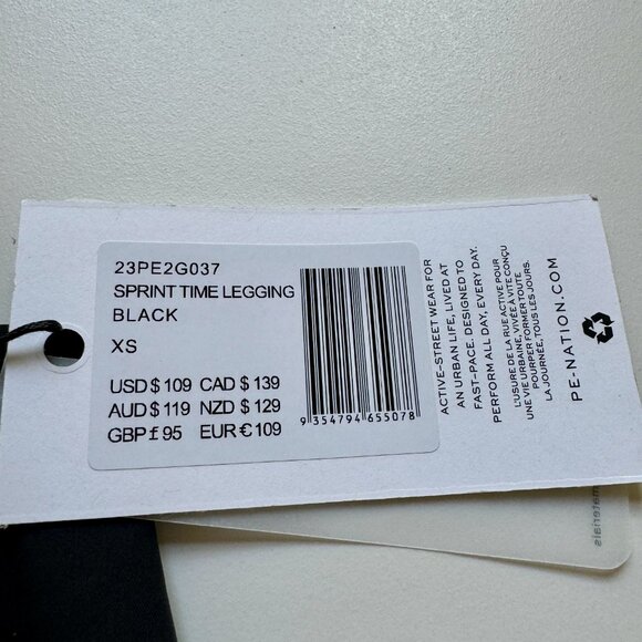 P.E. NATION Sprint Time V-Waist Legging NWT - Picture 12 of 12